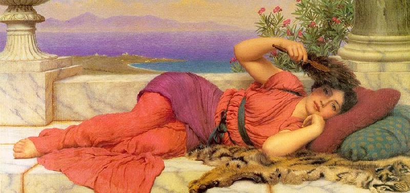 John William Godward Noonday Rest oil painting picture
